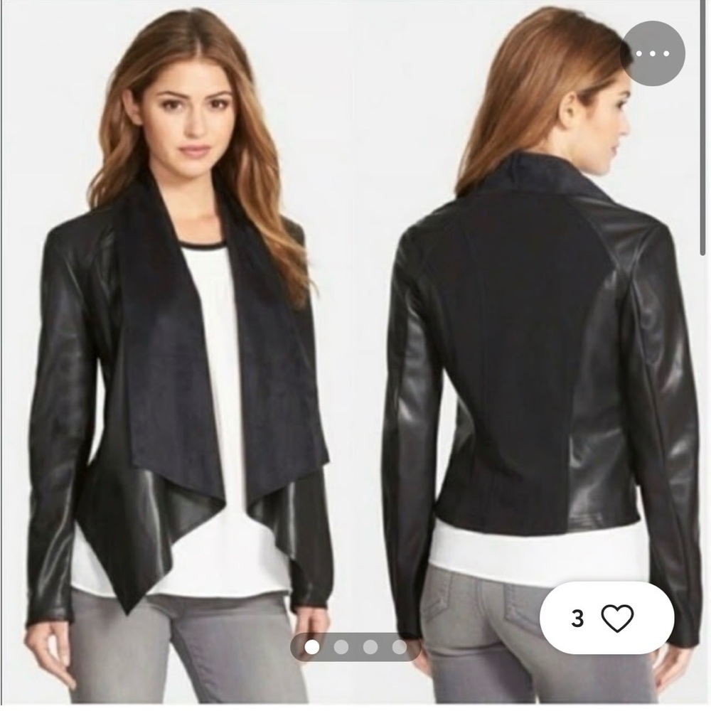 Kut from the Kloth Black Open-Front Blazer